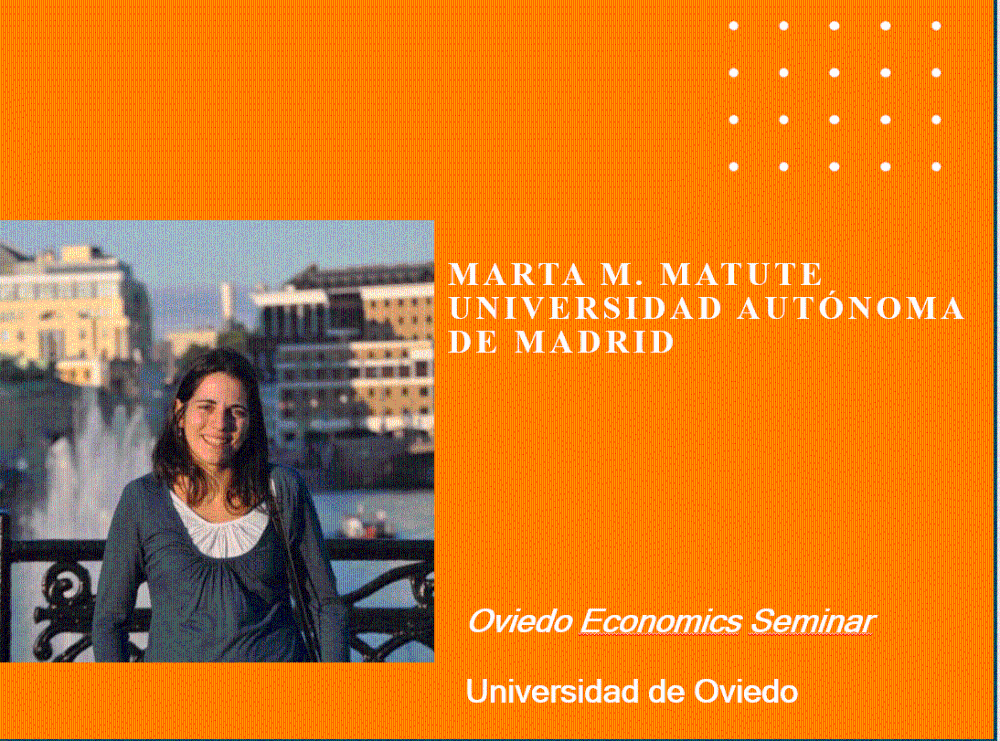 Imagen Seminario de Marta Martínez Matute (Universidad Autónoma de Madrid), el 17 de abril de 2024, +info