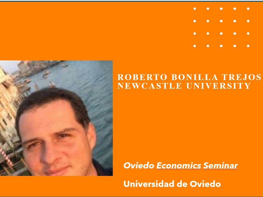 Imagen Seminario de Roberto Bonilla Trejos (Newcastle University), el 31 de mayo de 2024, +info